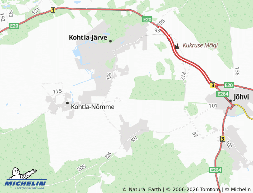 MICHELIN Peeri map - ViaMichelin