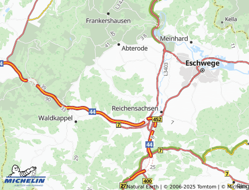 MICHELIN Vierbach map - ViaMichelin
