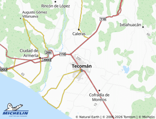 Mapa MICHELIN Amalia Solórzano - ViaMichelin