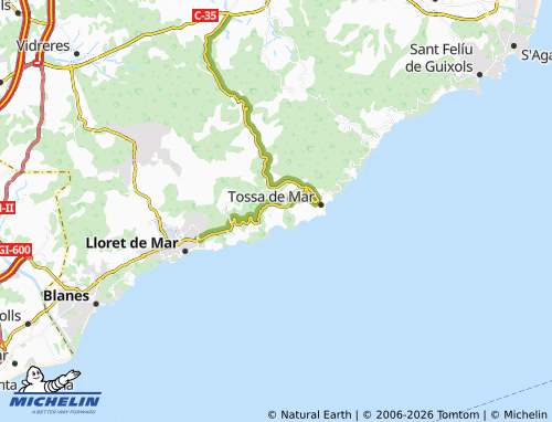Carte MICHELIN Santa Maria de Llorell - ViaMichelin