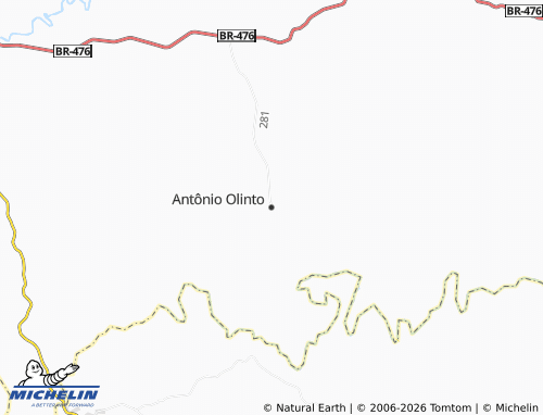Mapa MICHELIN Antônio Olinto - ViaMichelin
