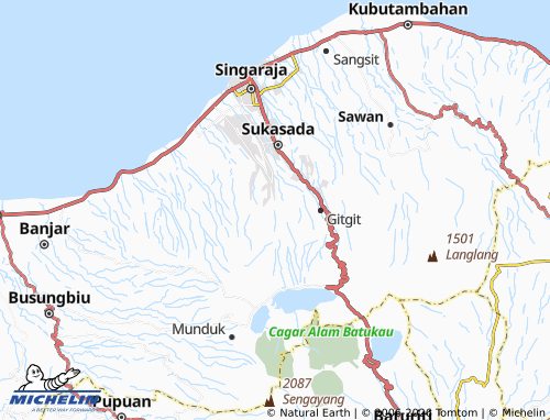 Mapa MICHELIN Sambangan - ViaMichelin