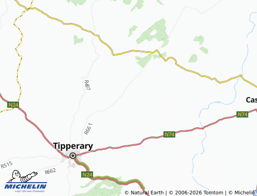 MICHELIN Donaskeagh map - ViaMichelin