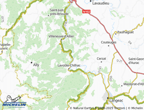MICHELIN Le Chambon map - ViaMichelin