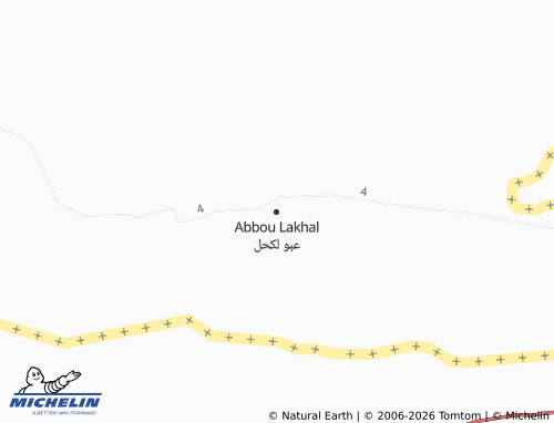 MICHELIN Abbou Likhal map - ViaMichelin