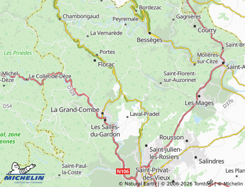 Mapa MICHELIN Le Pradel - ViaMichelin