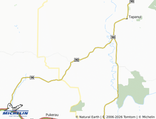 Mapa MICHELIN Waikoikoi - ViaMichelin
