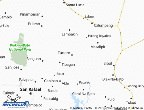 MICHELIN Tartaro map - ViaMichelin