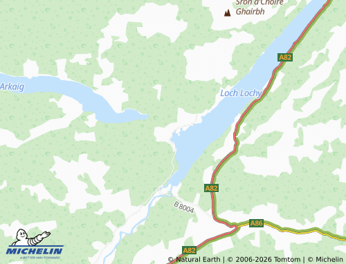 Carte MICHELIN Bunarkaig - ViaMichelin