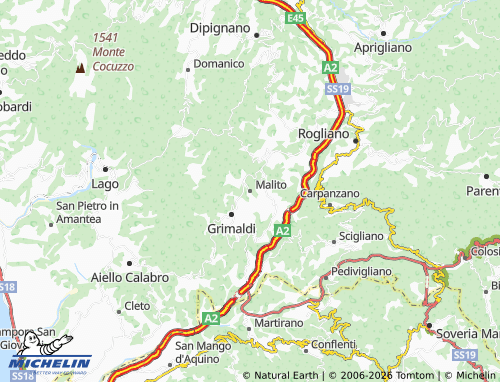 Carte MICHELIN Malito - ViaMichelin