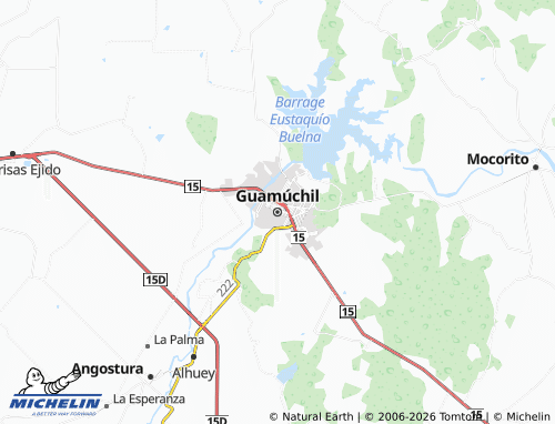 MICHELIN Guamúchil map - ViaMichelin