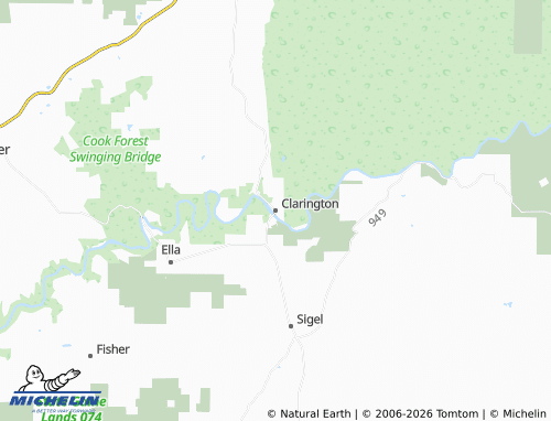 Mappa MICHELIN Clarington - ViaMichelin