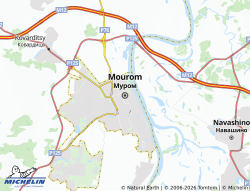 MICHELIN Murom map - ViaMichelin