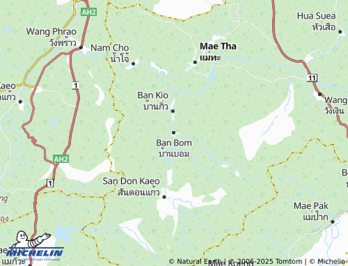 MICHELIN Ban Bom map - ViaMichelin