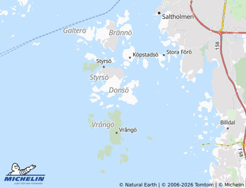 MICHELIN Donsö map - ViaMichelin