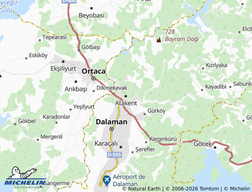 Mappa MICHELIN Atakent - ViaMichelin