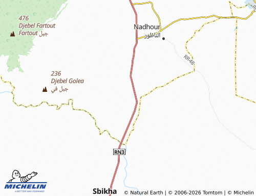 Carte MICHELIN Sidi Naji - ViaMichelin