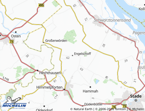 Carte MICHELIN Engelschoff - ViaMichelin