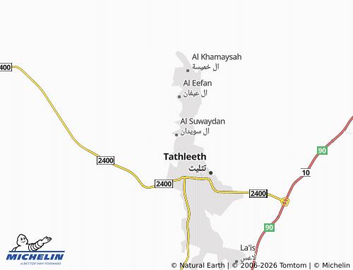 MICHELIN-Landkarte Al Suwaydan - ViaMichelin