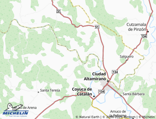 MICHELIN La Nueva map - ViaMichelin