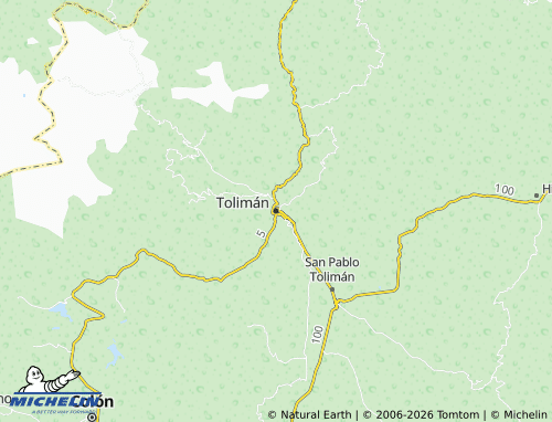 MICHELIN Tolimán map - ViaMichelin