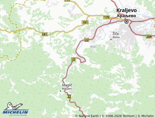 Carte MICHELIN Zamčanje - ViaMichelin