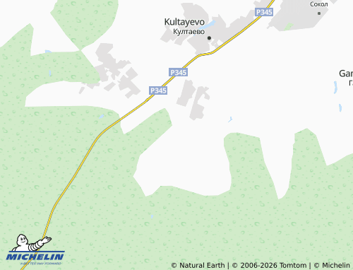 MICHELIN-Landkarte Bash-Kultayevo - ViaMichelin