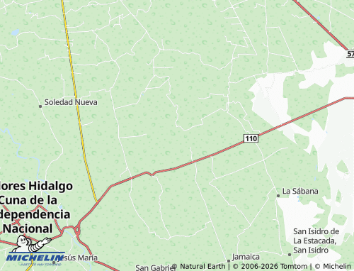 Mapa MICHELIN Delgadillo - ViaMichelin