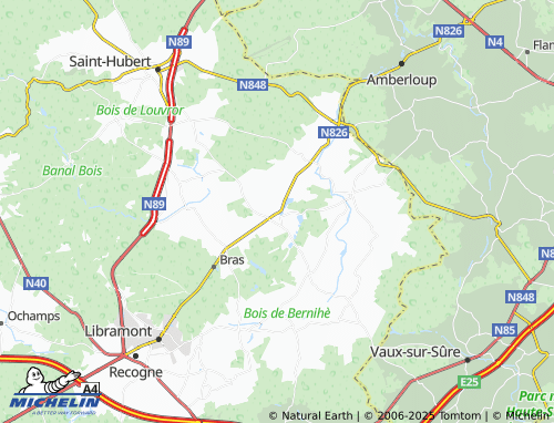Carte MICHELIN Freux - ViaMichelin
