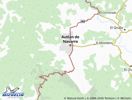 MICHELIN Colonia Ejidal map - ViaMichelin