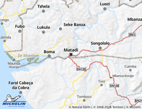 Carte MICHELIN Bas-Congo - ViaMichelin