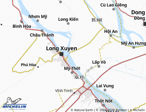 Mapa MICHELIN Hòa Bình - ViaMichelin