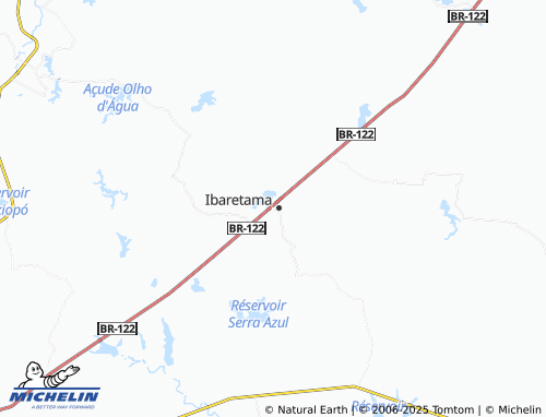 MICHELIN Raimunda Emília map - ViaMichelin