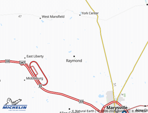 Carte MICHELIN Raymond - ViaMichelin