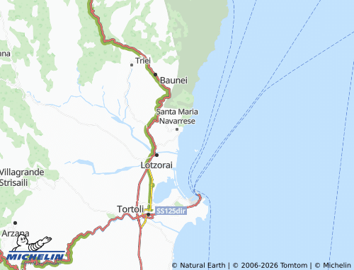 Mapa MICHELIN Tancau sul Mare - ViaMichelin