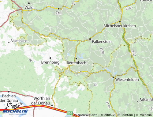 Mappa MICHELIN Rettenbach - ViaMichelin