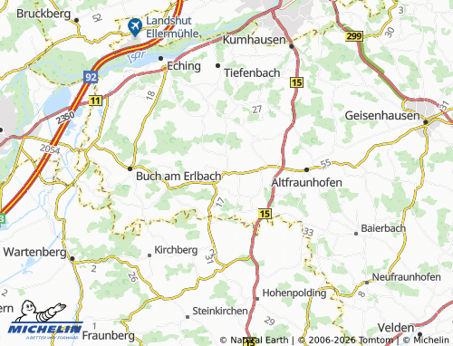 MICHELIN Vilsheim map - ViaMichelin