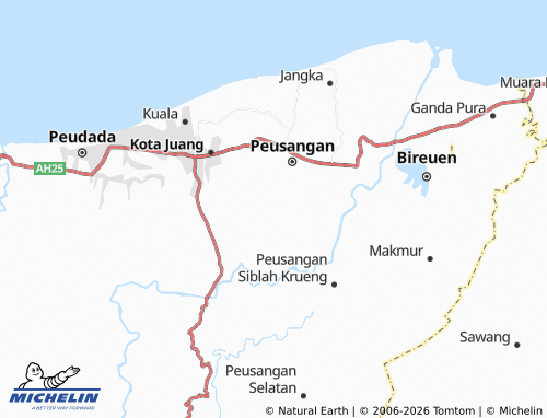 MICHELIN Blang Dalam map - ViaMichelin