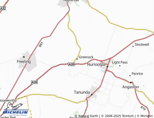 MICHELIN Greenock map - ViaMichelin