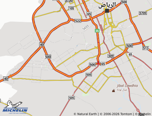 MICHELIN-Landkarte Dhahra al-Badee'ah - ViaMichelin