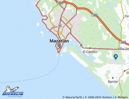 MICHELIN Isla de la Piedra map - ViaMichelin