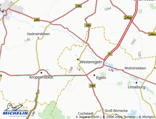 MICHELIN Westeregeln map - ViaMichelin