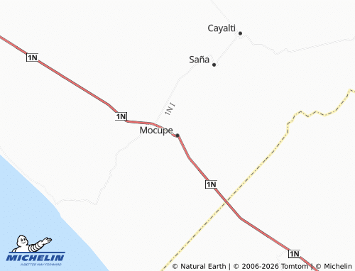 MICHELIN Mocupe map - ViaMichelin
