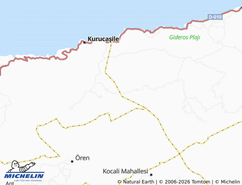MICHELIN-Landkarte Döngelce - ViaMichelin