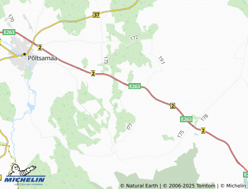 MICHELIN Neanurme map - ViaMichelin