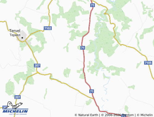 MICHELIN Feldfebel Denkovo map - ViaMichelin
