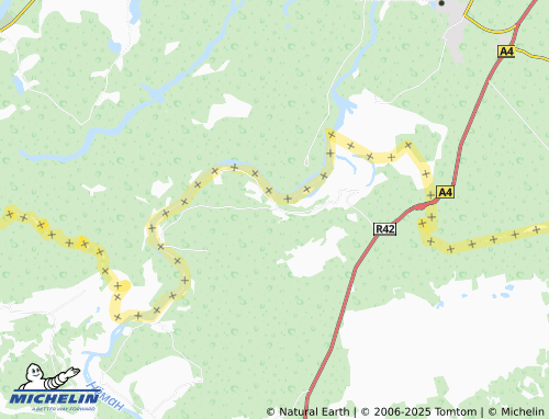 MICHELIN Dubrova map - ViaMichelin