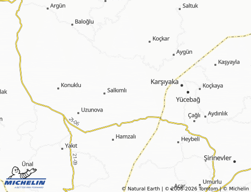 MICHELIN Tuzla map - ViaMichelin
