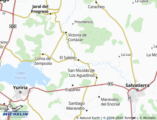 Mappa MICHELIN El Sabino - ViaMichelin