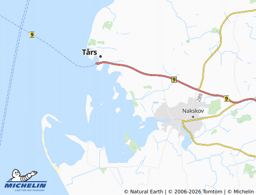 Mappa MICHELIN Lindelse - ViaMichelin